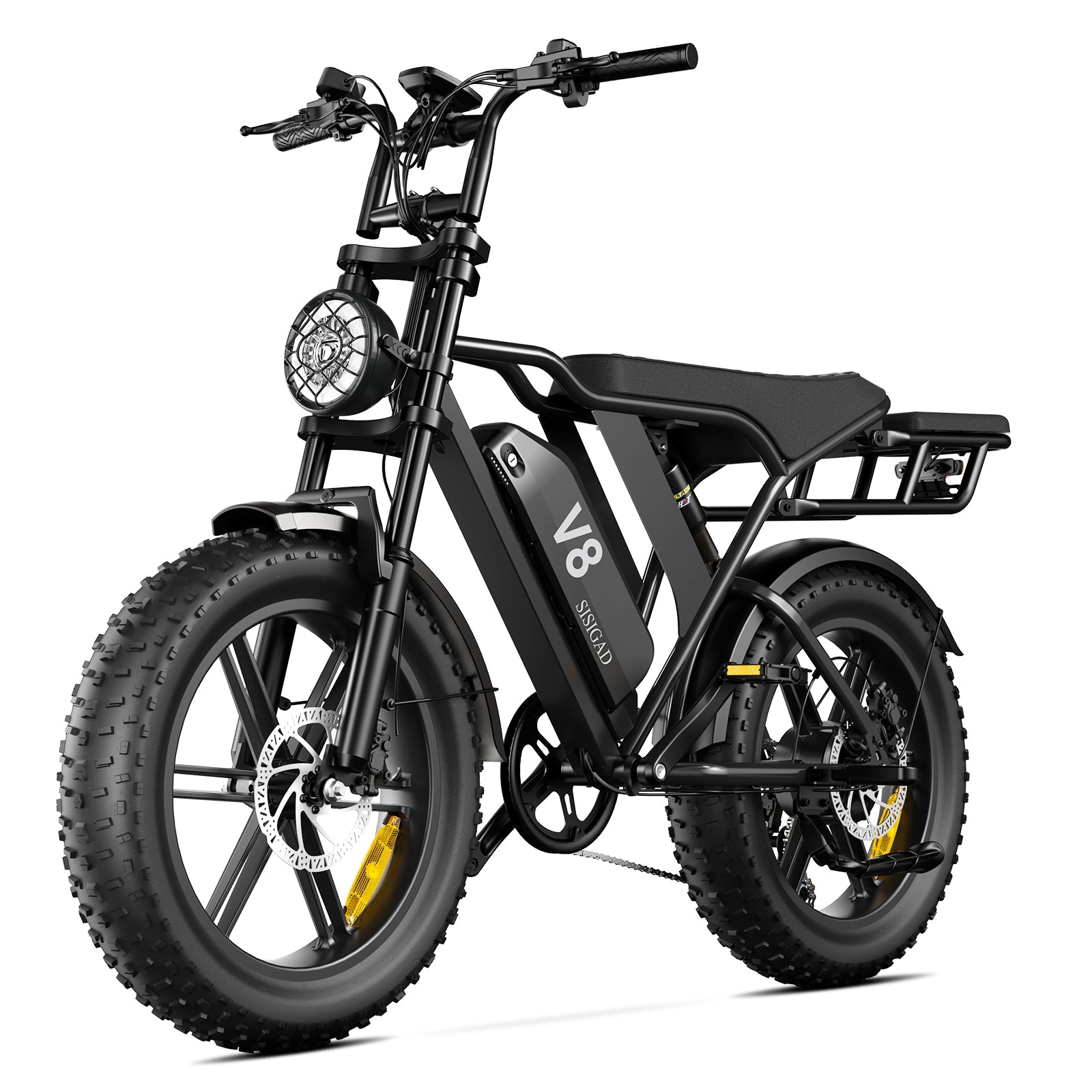 Fatbike SISIGAD V8 20" Vollgefederter Fat Tire E-Bike