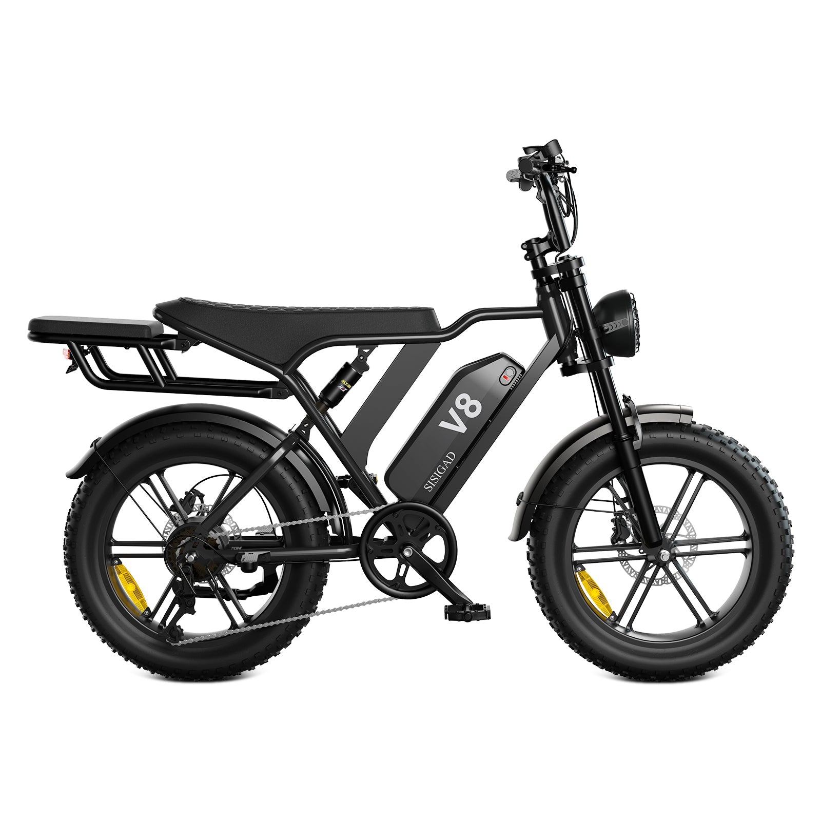 Fatbike SISIGAD V8 20" Vollgefederter Fat Tire E-Bike