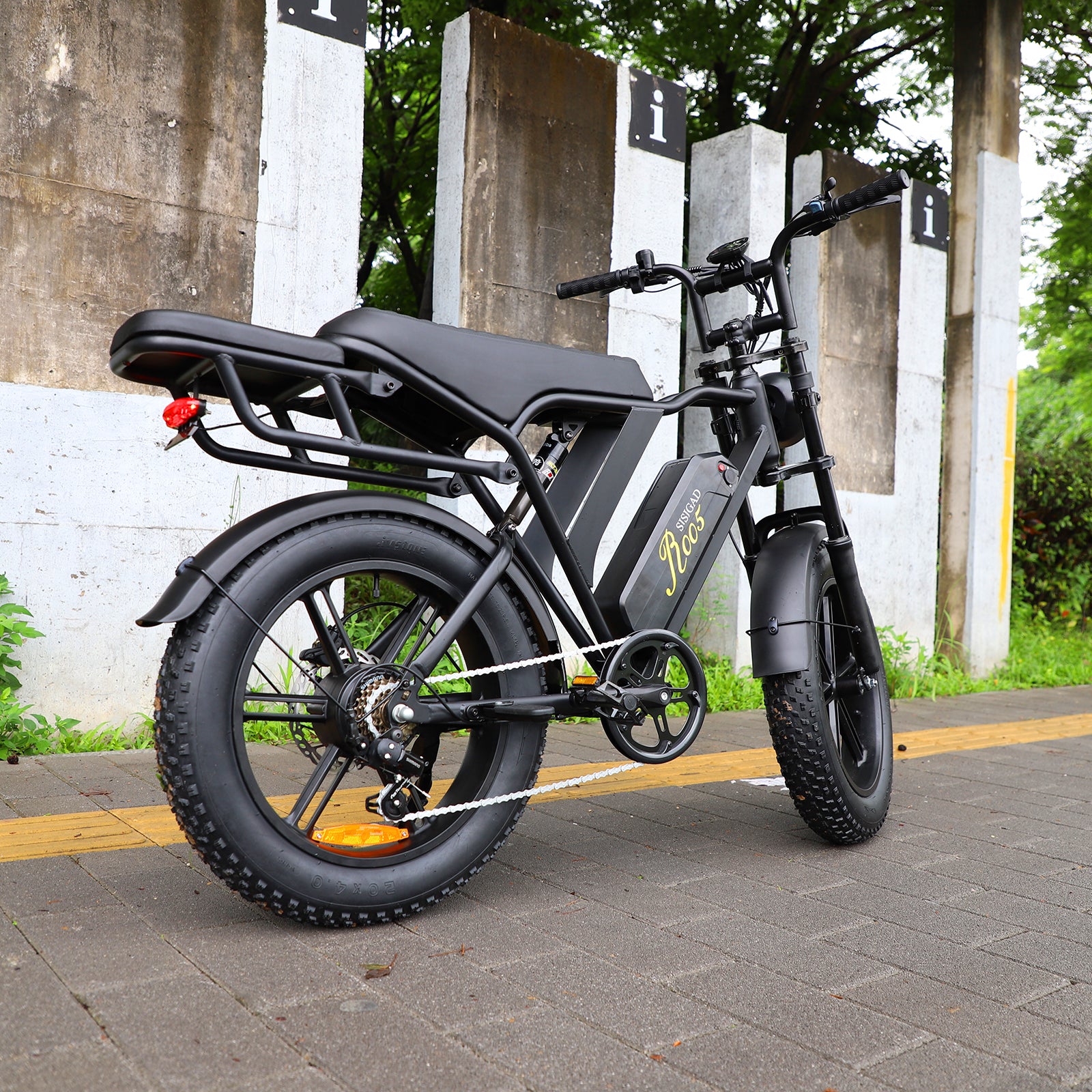 Fatbike SISIGAD V8 20" Vollgefederter Fat Tire E-Bike